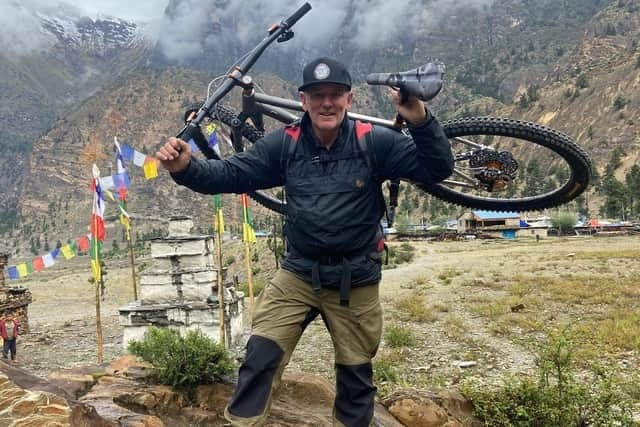 british adventurer sets new world record for highest altitude bike ride on nepalese peak