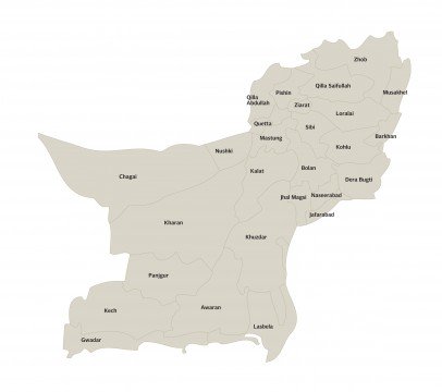 DIST MAP BALOCHISTAN 