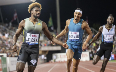 lyles trumps norman at lausanne diamond league