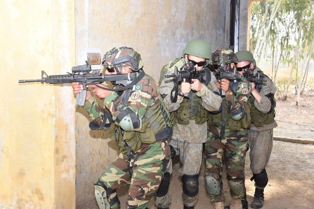 in this file photo pakistani and russian special forces participate in joint military exercise photo ispr file in this file photo pakistani and russian special forces participate in joint military exercise photo ispr file
