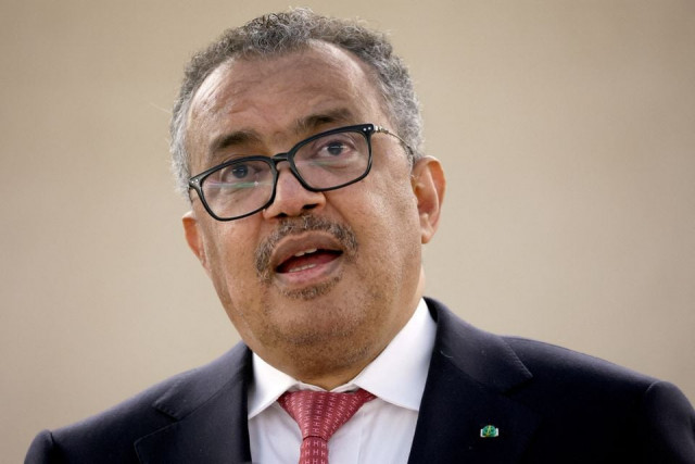 dr tedros adhanom ghebreyesus director general of the world health organisation who speaks following his re election during the 75th world health assembly at the united nations in geneva switzerland may 24 2022 photo reuters dr tedros adhanom ghebreyesus director general of the world health organisation who speaks following his re election during the 75th world health assembly at the united nations in geneva switzerland may 24 2022 photo reuters