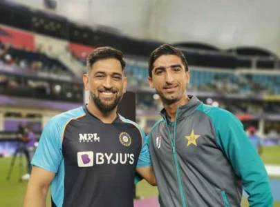 shahnawaz dahani over the moon after meeting dream player ms dhoni
