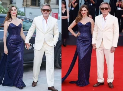 daniel craig and rachel weisz attend queer premiere at venice film festival