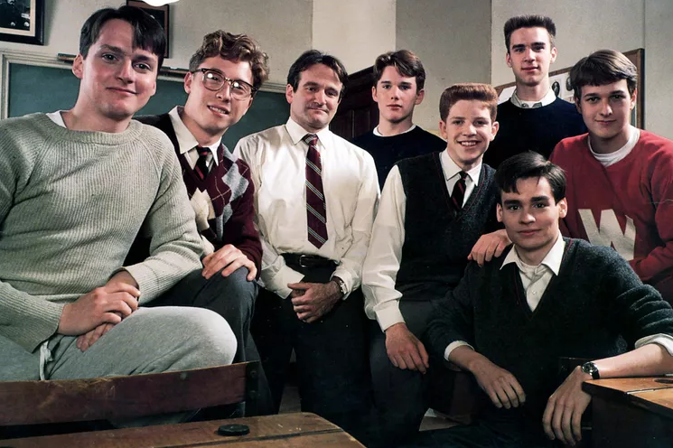 cast of dead poets society photo touchstone pictures alamy