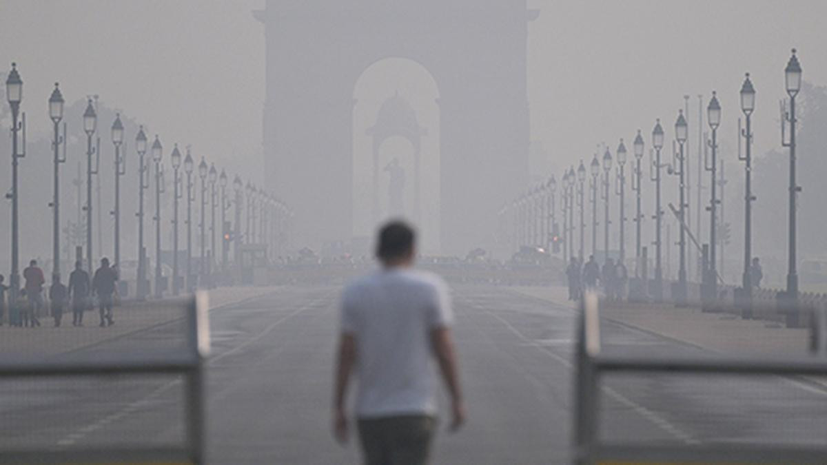 Dehli smog. Image via The Hindu.