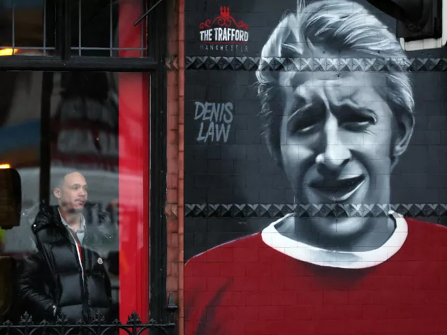 denis law a manchester united and scotland legend dies at 84