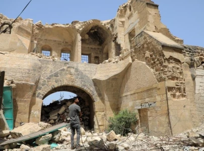 palestinians mourn history as israel destroys archaeological sites in gaza