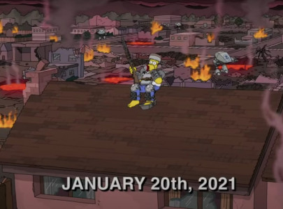 it appears the simpsons predicted the capitol hill riots in 1996