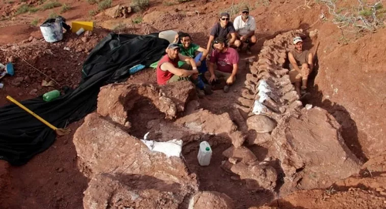 scientists have unearthed massive 98 million year old fossils in southwest argentina they say may have belonged to the largest dinosaur ever discovered photo afp scientists have unearthed massive 98 million year old fossils in southwest argentina they say may have belonged to the largest dinosaur ever discovered photo afp