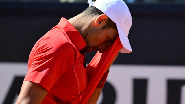 geneva bound novak djokovic disappointed after crashing out of rome photo afp geneva bound novak djokovic disappointed after crashing out of rome photo afp