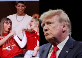 trump s praise for brittany mahomes sparks backlash among taylor swift s fanbase