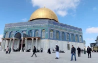 the dome of the rock in the al aqsa compound also known to jews as the temple mount in jerusalem s old city february 9 2024 photo reuters