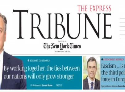outgoing us ambassador donald blome shares farewell op ed in the express tribune outgoing us ambassador donald blome shares farewell op ed in the express tribune
