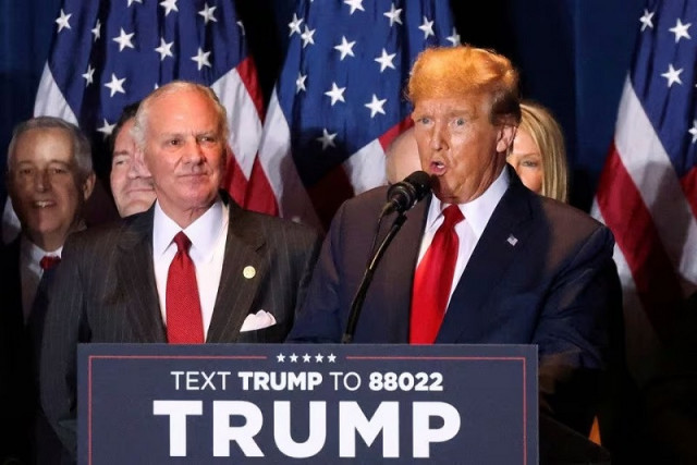 donald trump hosts a presidential primary election night party in columbia south carolina photo reuters