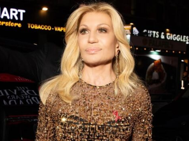 fans criticize donatella versace for heavily editing photos from elton john s charity gala premiere