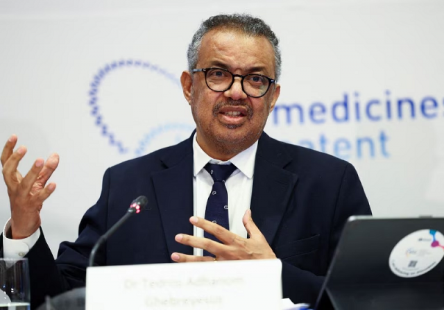 the head of the world health organization who dr tedros adhanom ghebreyesus in cape town south africa april 20 2023 photo reuters the head of the world health organization who dr tedros adhanom ghebreyesus in cape town south africa april 20 2023 photo reuters