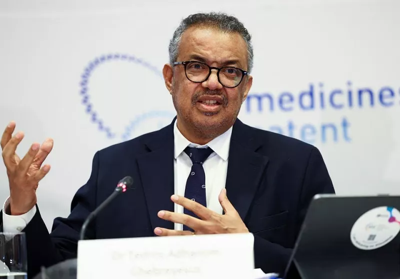the head of the world health organization who dr tedros adhanom ghebreyesus in cape town south africa april 20 2023 photo reuters the head of the world health organization who dr tedros adhanom ghebreyesus in cape town south africa april 20 2023 photo reuters