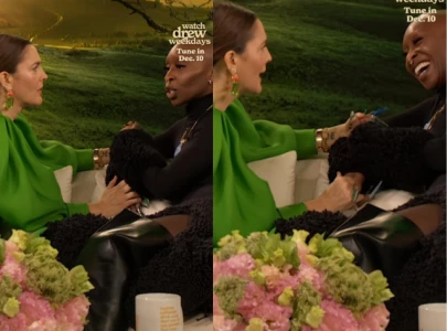 drew barrymore fans cheer as she connects with cynthia erivo over the power of platonic touch drew barrymore fans cheer as she connects with cynthia erivo over the power of platonic touch