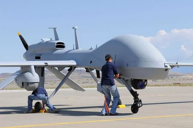 workers prepare an mq 1c gray eagle unmanned aerial vehicle for static display at michael army airfield dugway proving ground in utah in this september 15 2011 us army handout photo obtained by reuters february 6 2013 photo reuters workers prepare an mq 1c gray eagle unmanned aerial vehicle for static display at michael army airfield dugway proving ground in utah in this september 15 2011 us army handout photo obtained by reuters february 6 2013 photo reuters