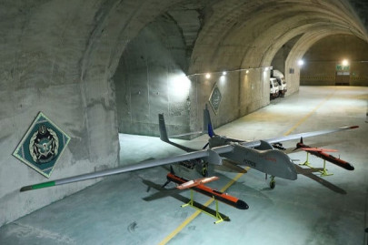 iran shows off underground drone base but not its location