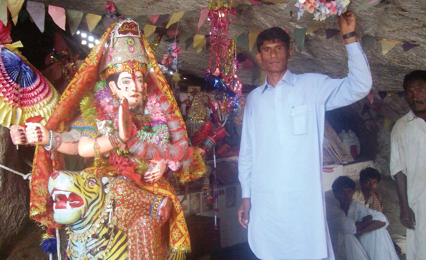 contractor blasting through tharparkar temple in search of granite