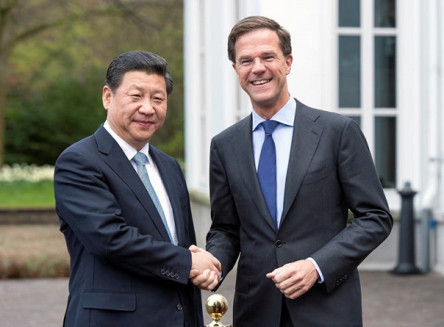 dutch prime minister mark rutte r and china s president xi jinping at the hague march 23 2014 photo reuters dutch prime minister mark rutte r and china s president xi jinping at the hague march 23 2014 photo reuters