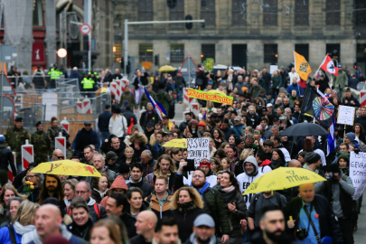 two in hospital after police fire on dutch covid 19 protesters two in hospital after police fire on dutch covid 19 protesters