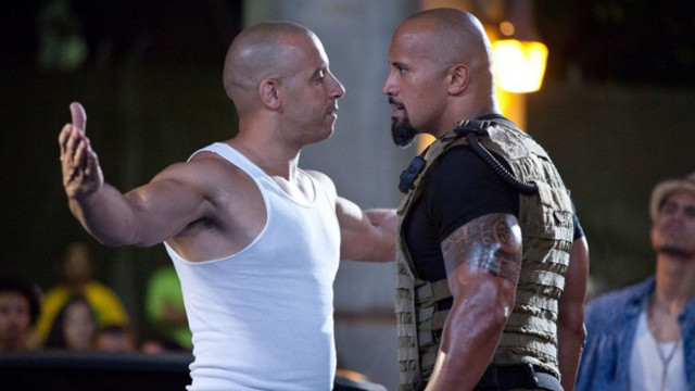 dwayne the rock johnson lays the smackdown on vin diesel dwayne the rock johnson lays the smackdown on vin diesel