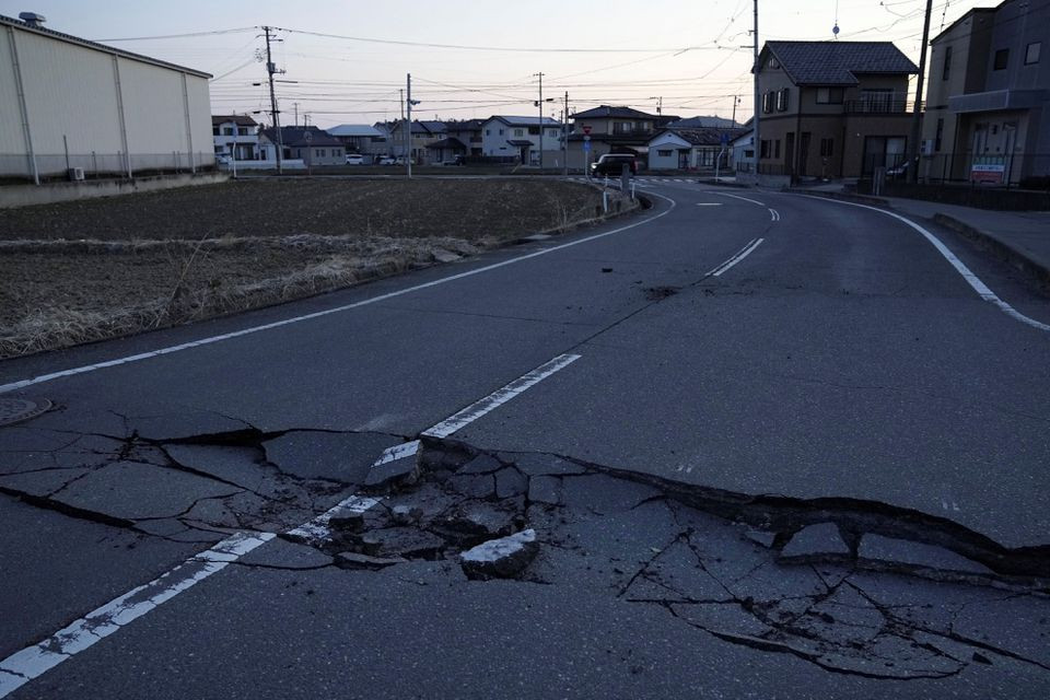 A 6.3-magnitude earthquake hits Japan