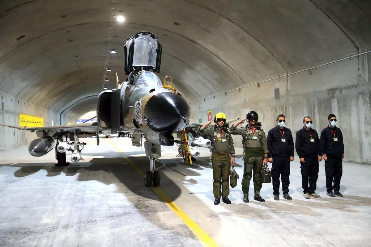 iran reveals an underground air force base irna says iran reveals an underground air force base irna says