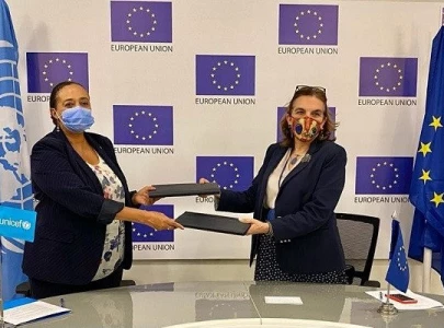 eu unicef sign rs3 27b agreement to improve access to education in balochistan