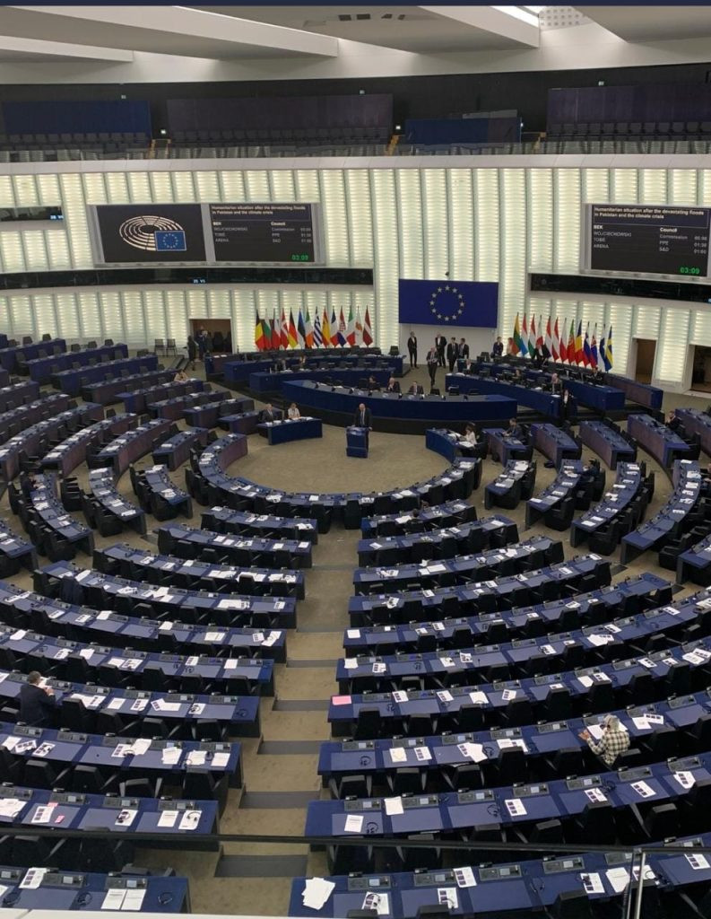 pakistan floods echoed in eu parliament