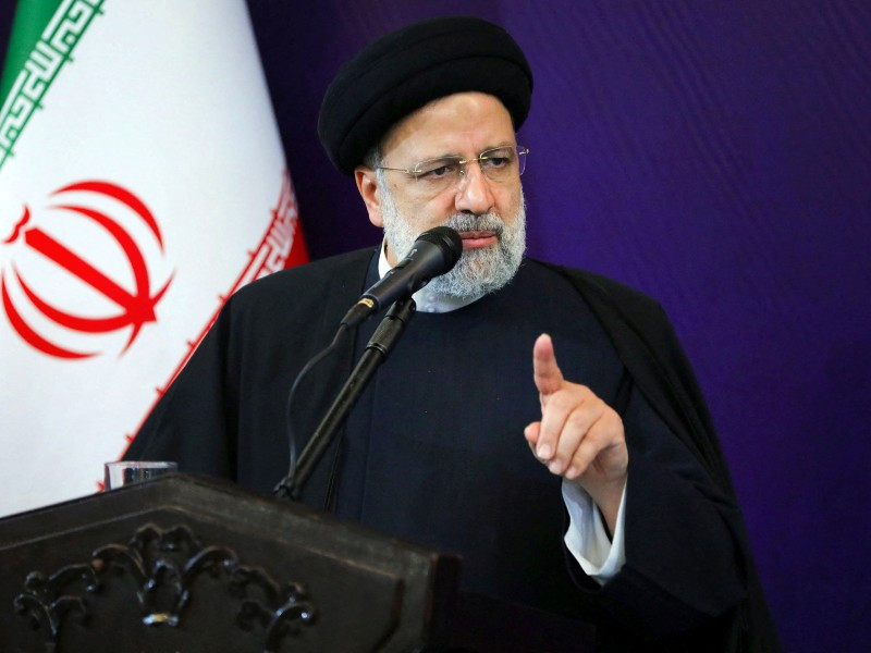 iranian president ebrahim raisi speaks during a meeting with the families of the security forces killed during the iran s protests in tehran iran december 9 2022 photo reuters file