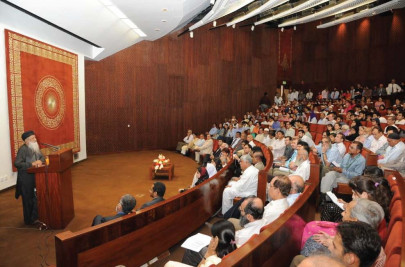 aku lecture series humanitarian calls for a bloody revolution