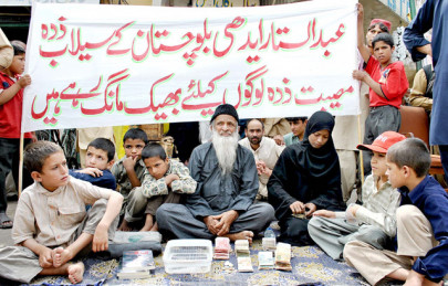 edhi begs for flood victims