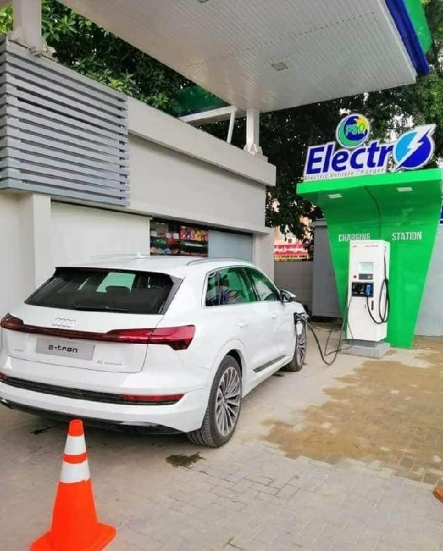 first electric vehicle station photo twiiter ministryofst