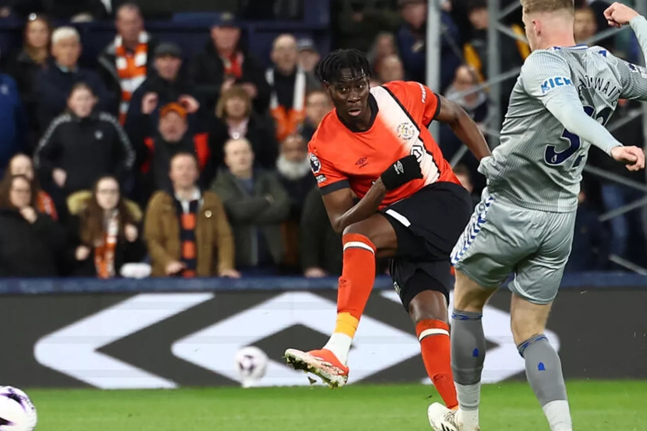 adebayo rescues luton against everton adebayo rescues luton against everton