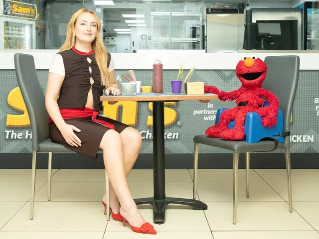 elmo joins amelia dimoldenberg for a special chicken shop date episode elmo joins amelia dimoldenberg for a special chicken shop date episode