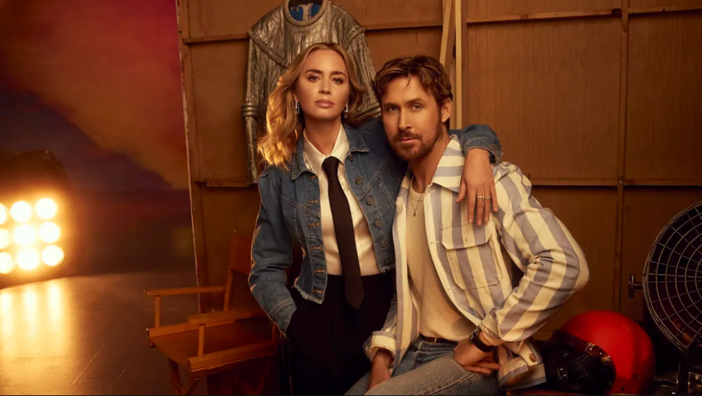 photo emily blunt and ryan gosling for vanity fair italy