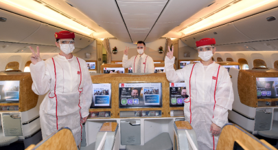 emirates operates first flight with covid vaccinated crew emirates operates first flight with covid vaccinated crew
