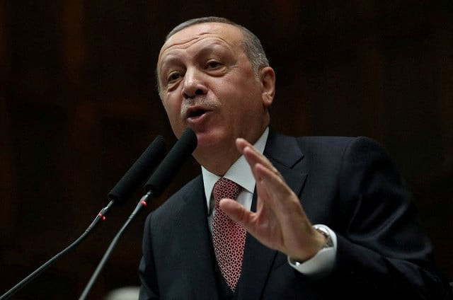 turkish president tayyip erdogan addresses members of parliament from his ruling ak party akp during a meeting at the turkish parliament in ankara turkey november 27 2018 photo reuters turkish president tayyip erdogan addresses members of parliament from his ruling ak party akp during a meeting at the turkish parliament in ankara turkey november 27 2018 photo reuters
