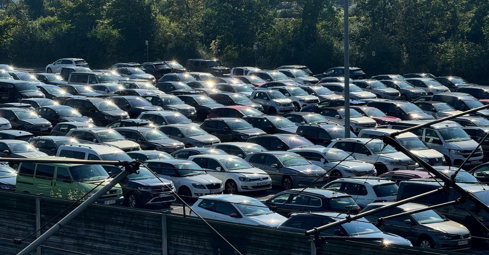 cars are parked near the power station of the volkswagen plant in wolfsburg germany on september 4 2024 file photo reuters