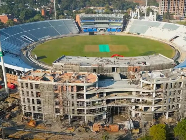 icc delegation inspects gaddafi stadium ahead of champions trophy 2025