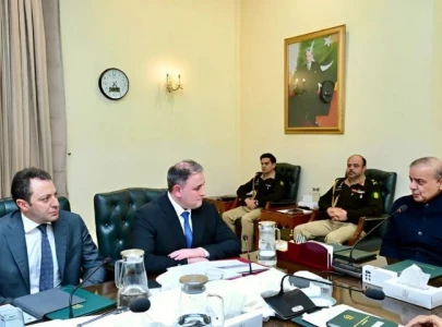 azerbaijani minister of defence industry meets pm shehbaz sharif