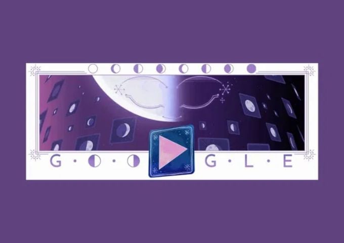 Google Doodle marks December’s final half moon with interactive lunar game | The Express Tribune