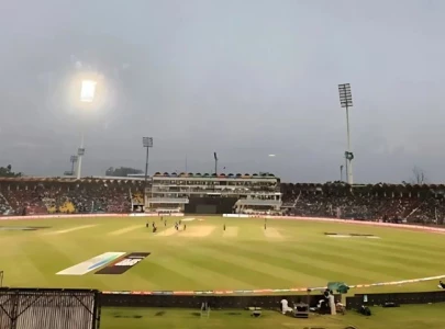 gaddafi stadium is getting led floodlights for champions trophy