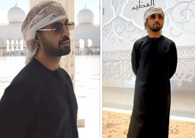 watch diljit dosanjh visits sheikh zayed mosque in abu dhabi
