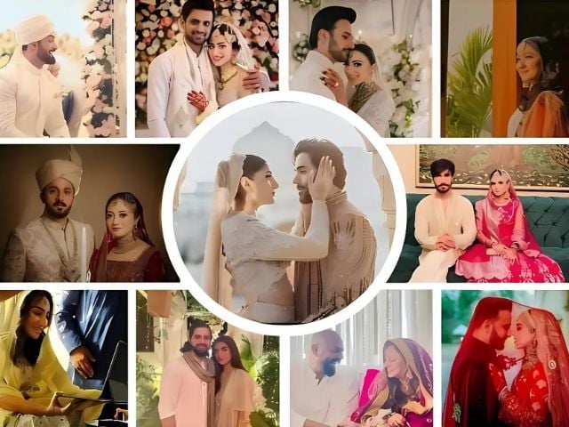 2024 showbiz recap weddings in pakistan