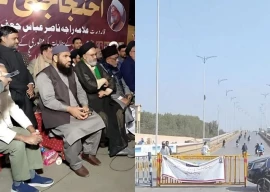 karachi traffic update mwm protest disruptions and route openings