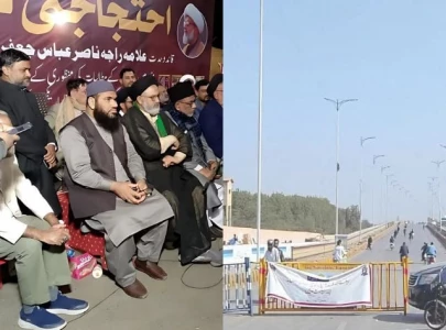 karachi traffic update mwm protest disruptions and route openings